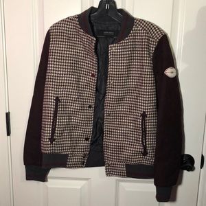 Zara tweed outdoor jacket size xs